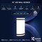 Luxrite Outdoor LED Wall Light Fixture 10in Half Cylinder Black Aluminum 5CCT 2700K-5000K 15W IP54, 2PK LR40340-2PK - alternate 5